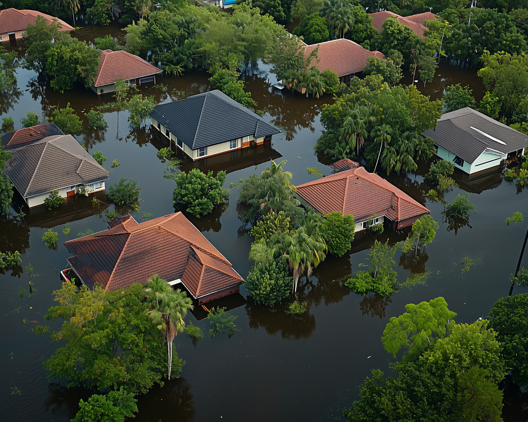 Houses After a Flood