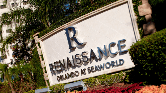 Renaissance Orlando Hotel sign